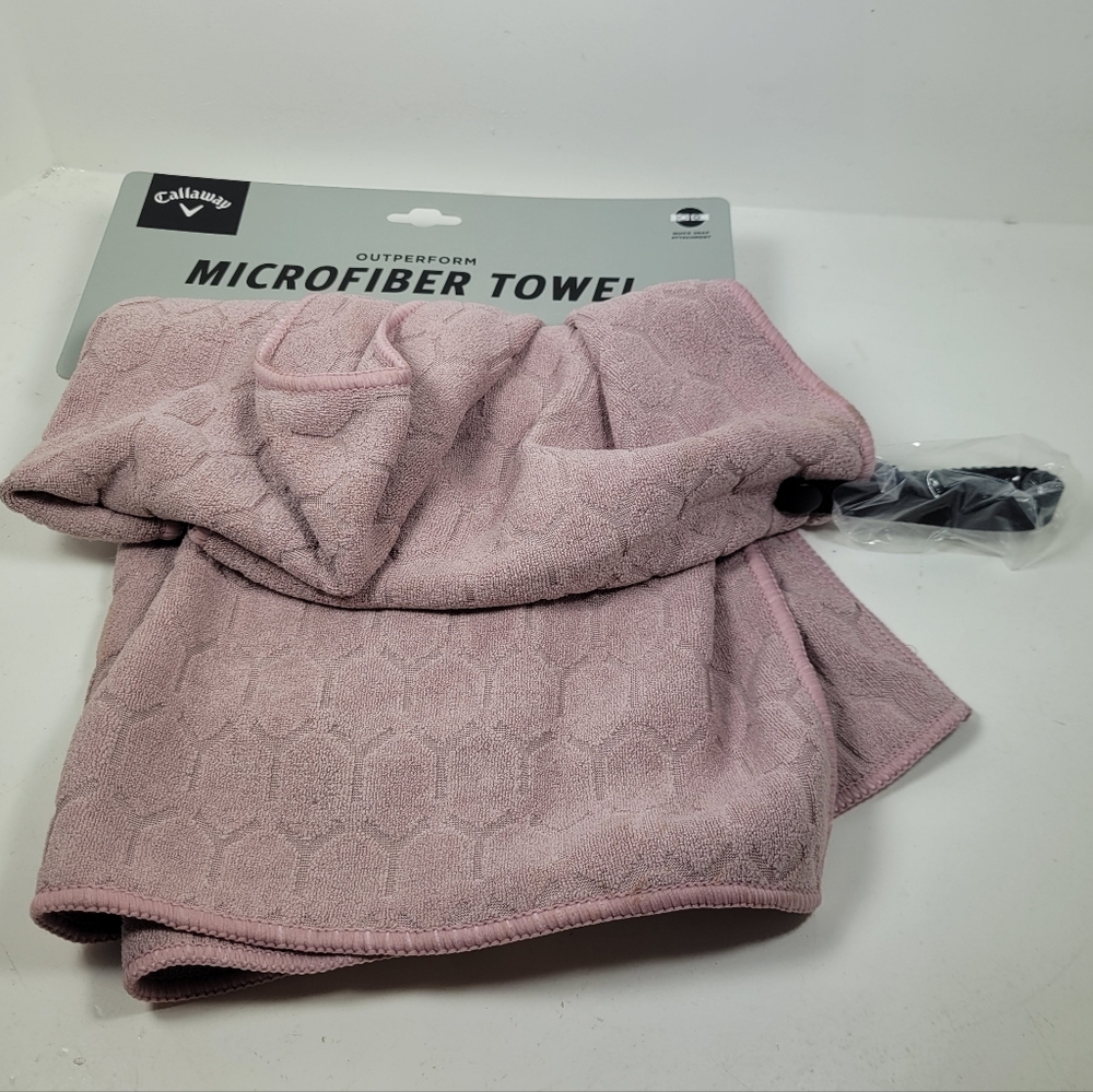 Callaway Pink Microfiber Golf Towel